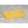 Delivery Tray Plastic 3.5" Deep Yellow