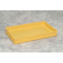 Delivery Tray Plastic 3.5" Deep Yellow