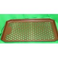 Display Tray Plastic Brown