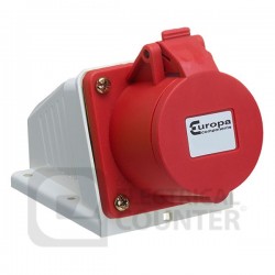 415v 16amp 3p+e Surface SocKET Red